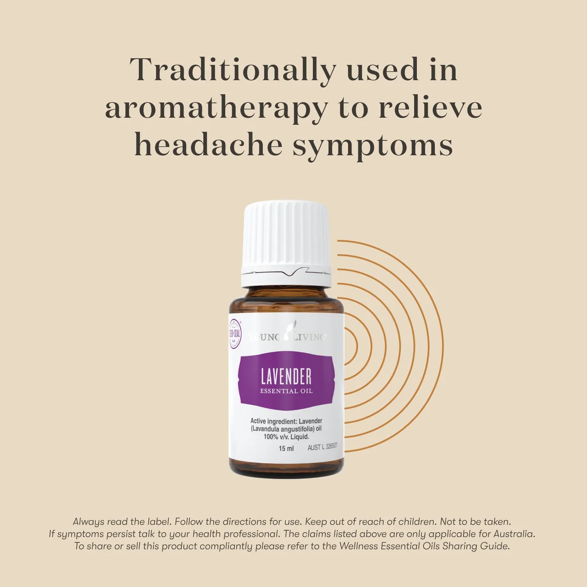 Lavender essential oil spotlight card