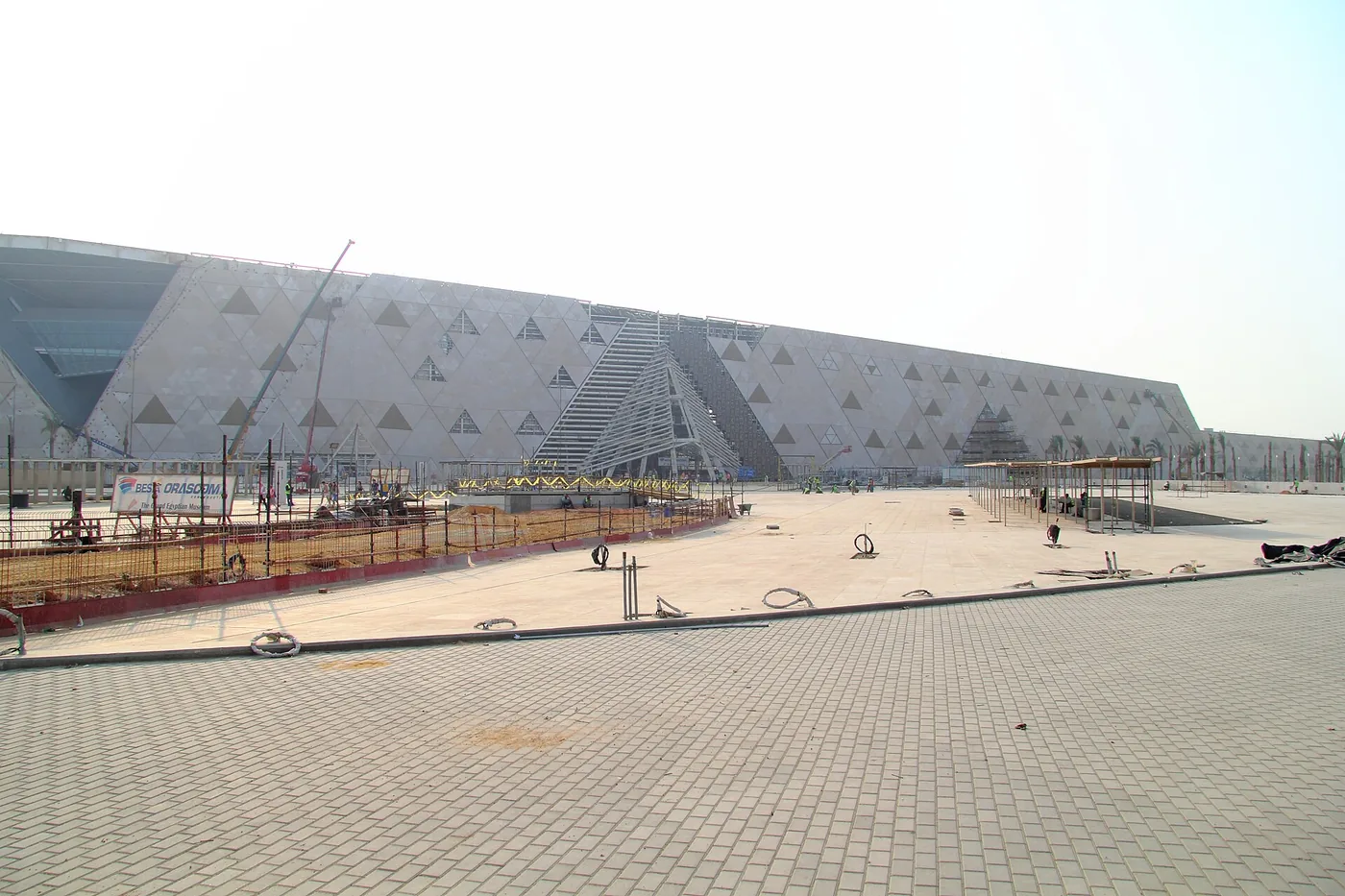 The Grand Egyptian Museum exterior in Cairo